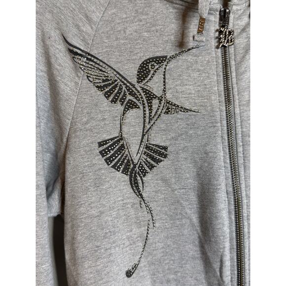 VTG Y2K BCBG Size L/M Grey/black Womens Tracksuit Set 2 Pc Flare Yoga - Picture 7 of 13